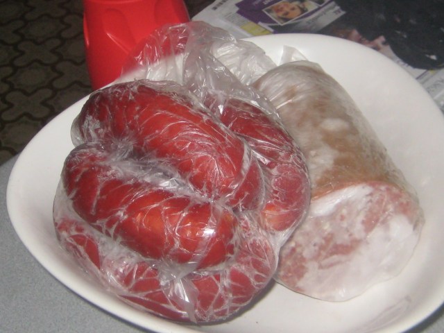 Venison Hot dogs and Strassburg