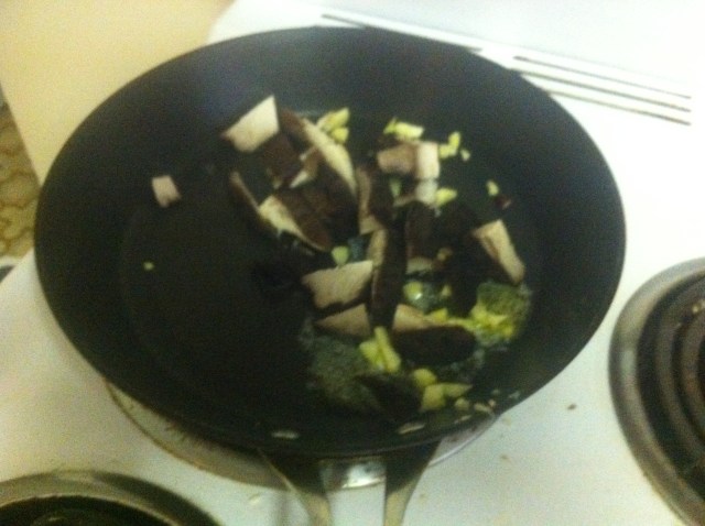 ahhh- mushrooms, garlic and butter- there is no better combination