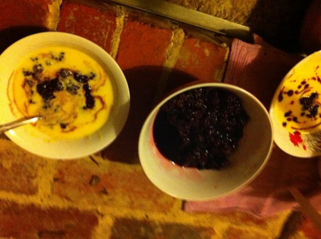 Blackberries & Custard